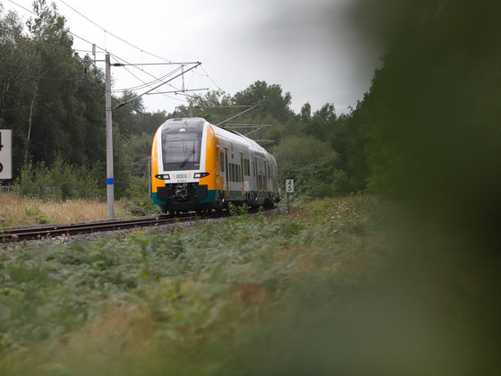 DESIRO HC Außenaufnahme in voller Fahrt